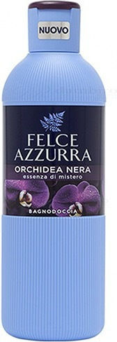 Felce Azzurra Black Orchid Essence of Mystery Bubble Bath Gel & Vanilla Scent 650ml