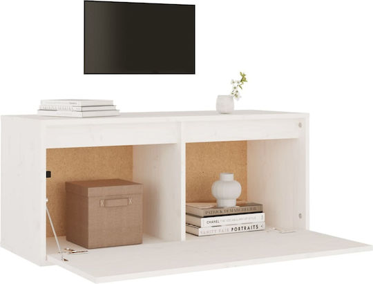Kabinett Wand White 80x30x35cm
