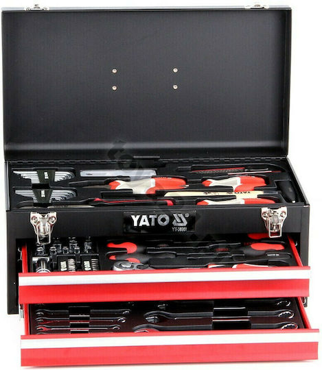 Yato Werkzeugkoffer mit 80 Werkzeugen