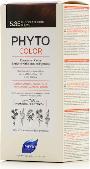 Phyto Phytocolor Βαφή Μαλλιών Χωρίς Αμμωνία 5.35 50ml