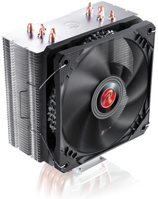Raijintek Themis II CPU Kühlung für Socket /A/M/4/ / /1/2/0/0/ /1/1/5/x/ /1/7/0/0/ Schwarz
