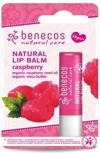 Benecos Natural Lip Balm Raspberry 4.5gr