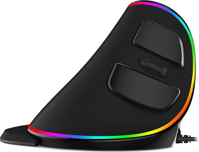 Delux M618 Plus RGB Gaming Mouse 4000 DPI Black