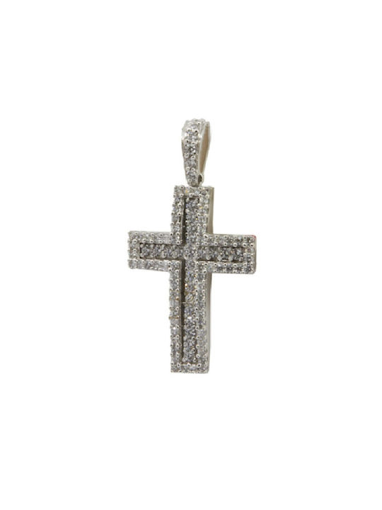 Fa Cad'oro Women's White Gold Cross 14K