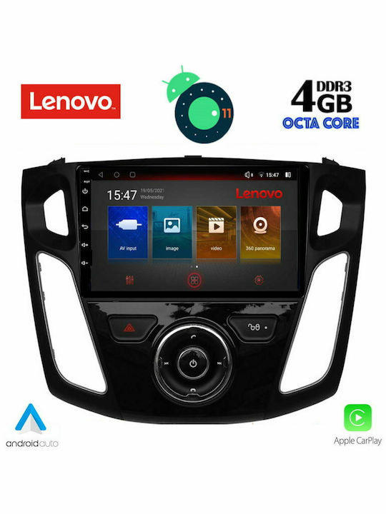 Lenovo SSX 9157_GPS Ηχοσύστημα Αυτοκινήτου για Ford Focus 2011-2018 (Bluetooth) με Οθόνη Αφής 9"