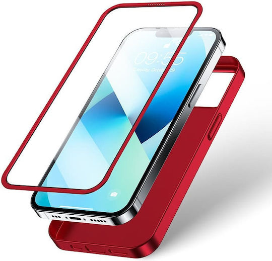 Joyroom 360 Full Cover Πλαστικό 0.76mm Κόκκινο (iPhone 13)