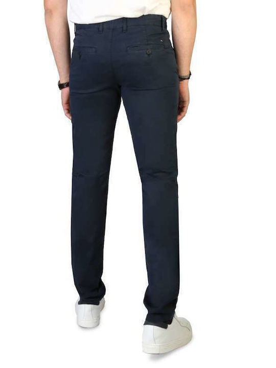 Tommy Hilfiger Ανδρικό Παντελόνι Chino σε Slim Εφαρμογή Navy Μπλε