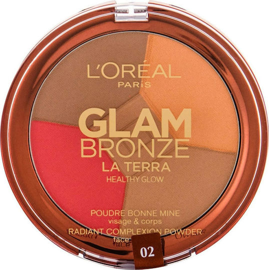 L'Oreal Paris Glam Bronze La Terra Healthy Glow 02 Medium 6gr