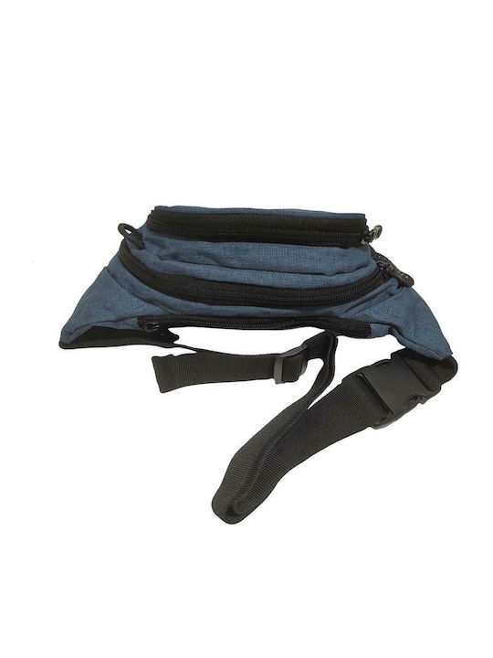 Simple Waist Bag Blue