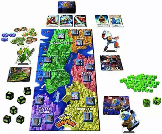 Board Game King of New York for 2-6 Players 10+ Years Old IEL51170 (EN)