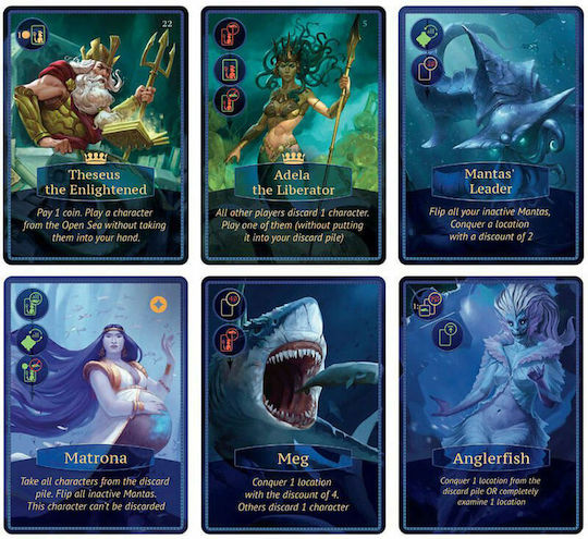 Настолна игра Aquatica за 1-4 играчи 12+ години (EN) Arcane Wonders