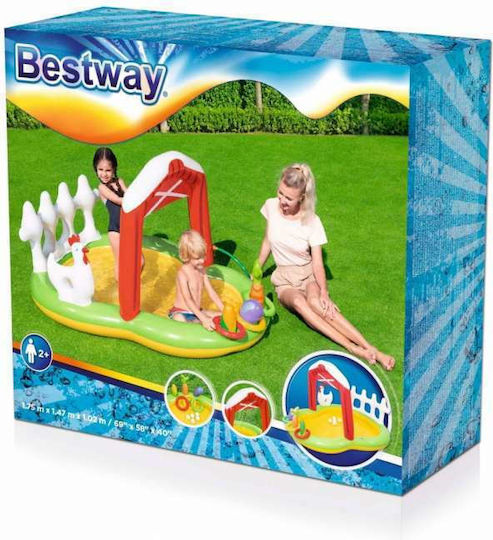 Bestway Children's PVC Swimming Pool 121L Inflatable 175x147x102cm