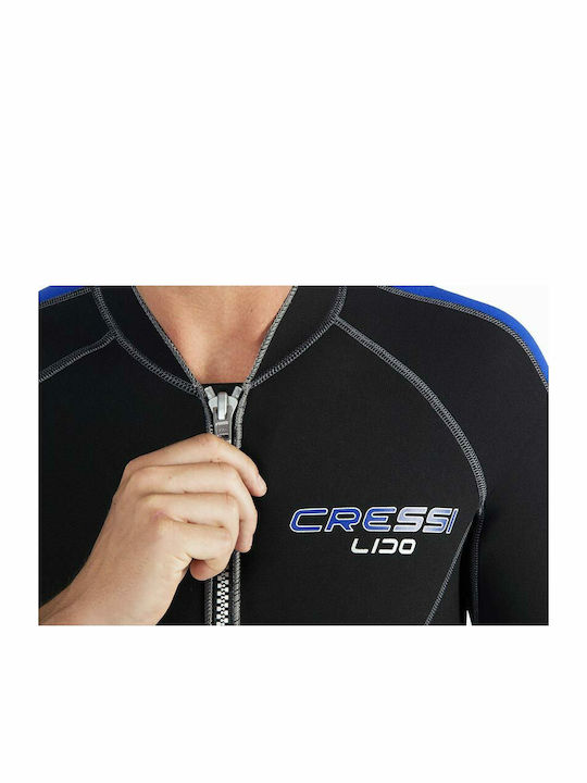 CressiSub Lido Playsuit Wetsuit Double Lined with Zip Black 2mm