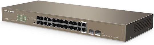 IP-COM G1024F Negestionat L2 Switch cu 24 Porturi Gigabit (1Gbps) Ethernet și 2 Porturi SFP