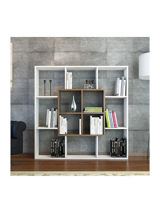 Βιβλιοθήκη Lexus Λευκή 136x22x136εκ.