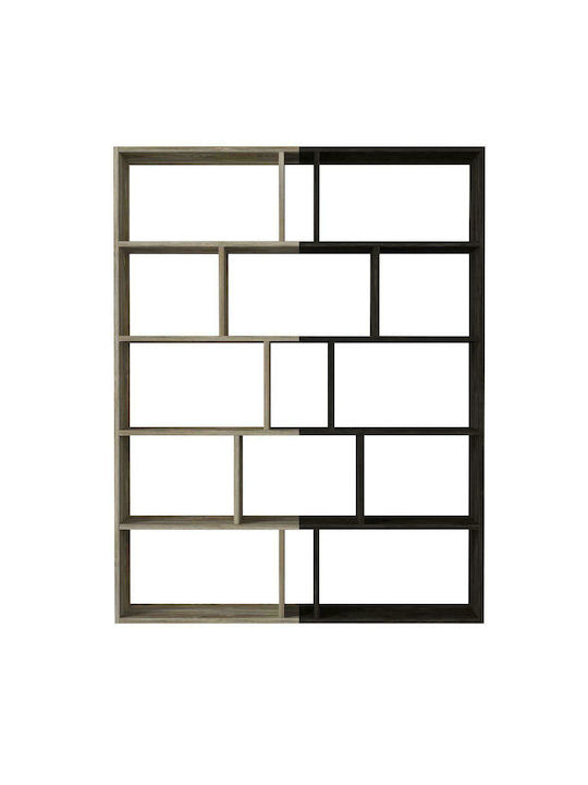 Bookcase Idra Brown 134x26x159cm