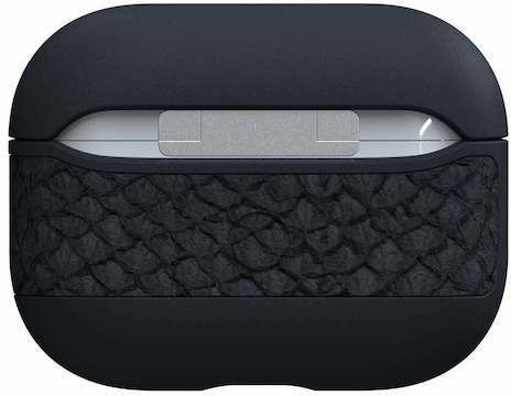 Njord Vindur Hülle Leder / Silikon Dark Grey für Apple AirPods Pro