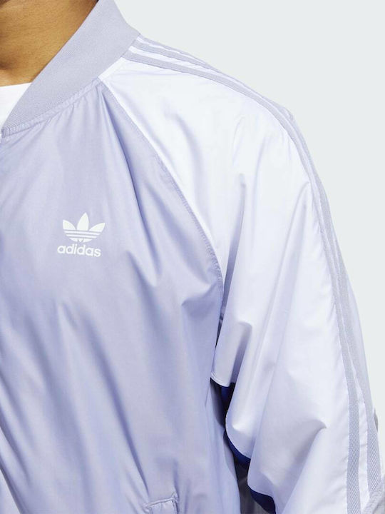 Superstar Tt Geacă Bomber Violet Praf / Alb