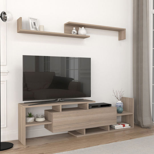 Unitate TV pentru sufragerie Dream Natural L153.6xA25xÎ42cm