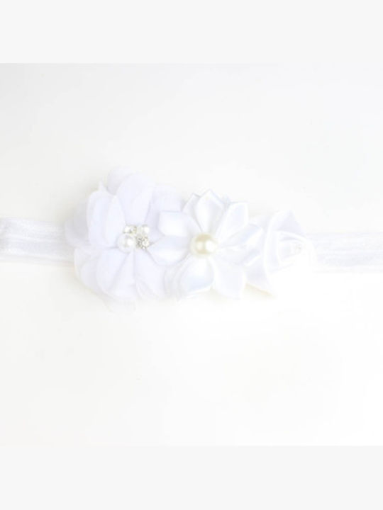 Baby Headband in White Color