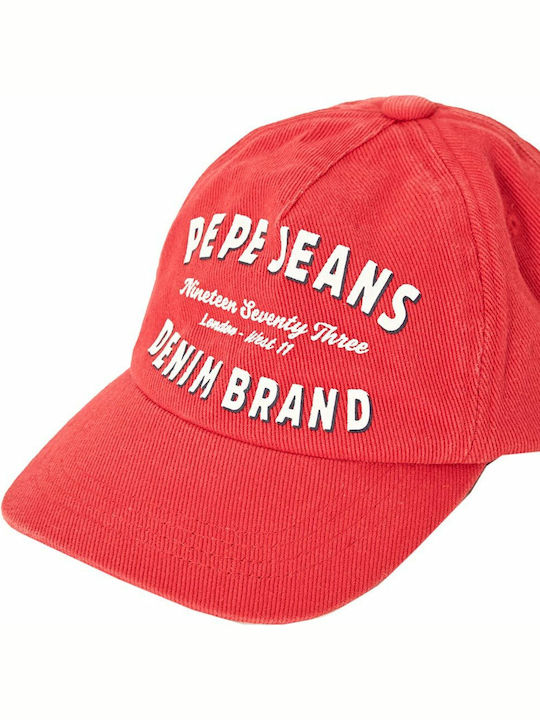 Pepe Jeans Palarie Copii Jockey Retro Style Roșie