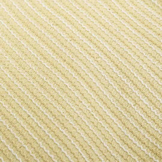vidaXL Rectangular Shade Sail Beige With Hoop 2.5x3.5m 160gr/m²