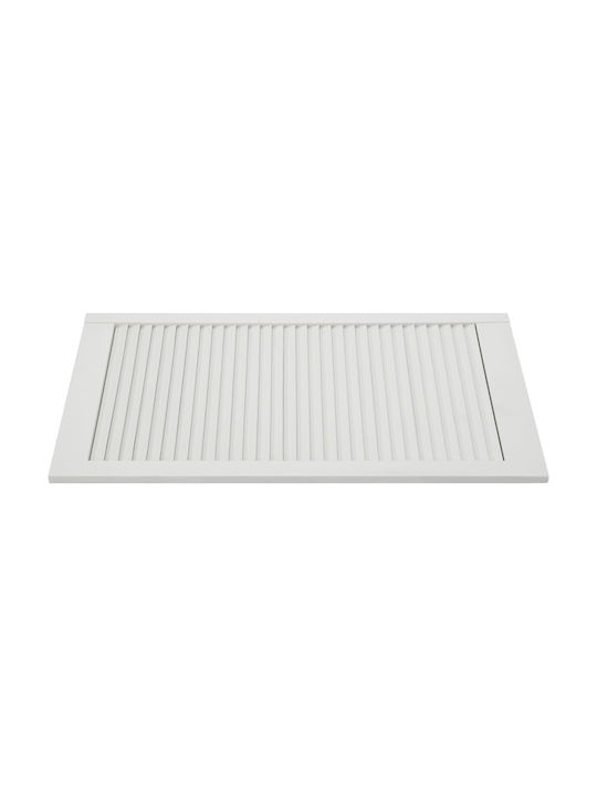 vidaXL Rectangular Bookcase Door made of Solid Wood in White Color 99.3x49.4cm 151172 1pcs