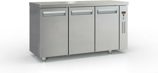 Inox Dobros Κατάψυξη Πάγκος χωρίς Μοτέρ Υ87xΠ150xΒ70cm