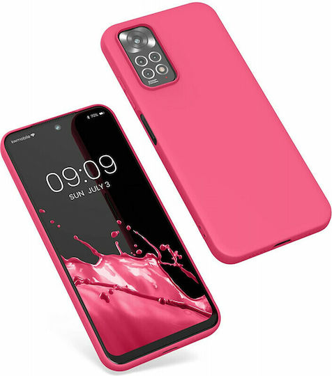 KWmobile Задна корица Силикон Страхотно розово (Redmi Note 11 / 11S 4G)