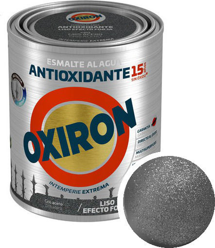 Titanlux Χρώμα Αντισκωριακό Νερού Oxiron Liso Forja Agua 0.75lt Μαύρο Σατινέ