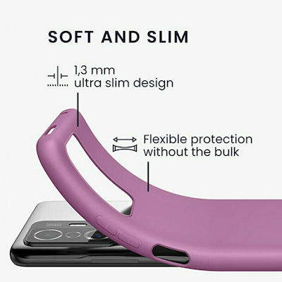 KWmobile Silicone Back Cover Orchid Purple (Xiaomi 11T / 11T Pro)