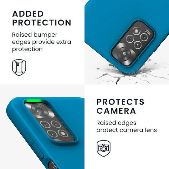 KWmobile Back Cover Silicone Caribbean Blue (Redmi Note 11 / 11S 4G)