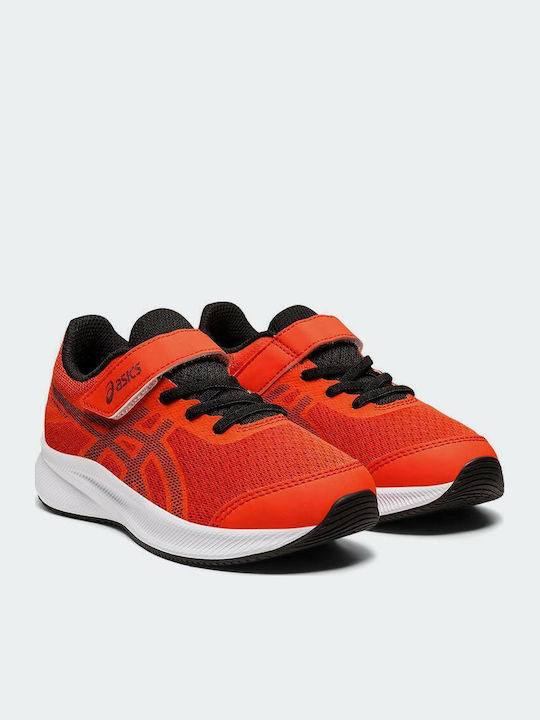 Patriot 13 Kids Sports Shoes Running with Hoop & Loop Closure Orange
