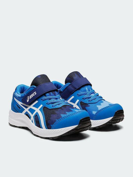 Contend 8 Kids Sports Shoes Running with Hoop & Loop Closure Blue
