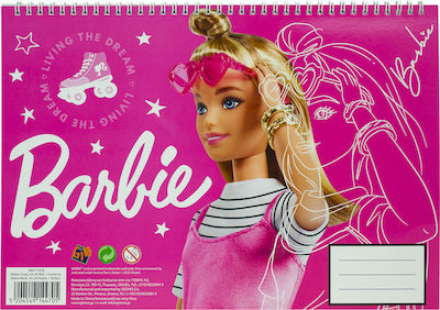 Gim Drawing Pad Barbie C4 22.9x32.4cm 40 Sheets