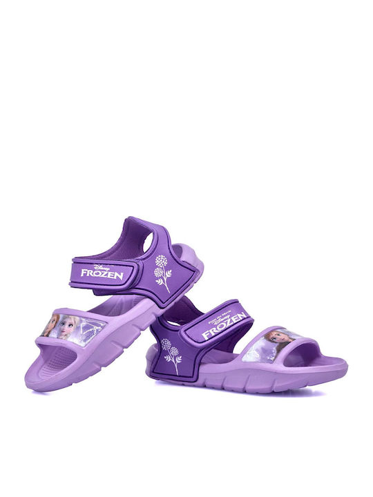 Frozen Children's Beach Shoes Purple