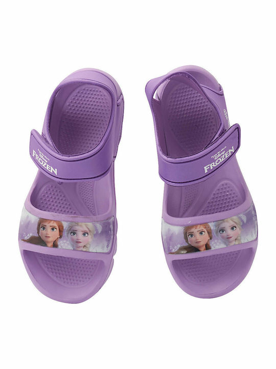 Frozen Children's Beach Shoes Purple
