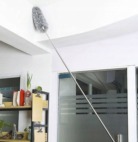 Ruhhy Feather Duster Microfiber Telescopic with Handle 1pcs 250cm