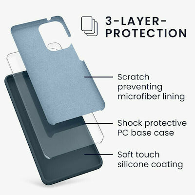 KWmobile Rubberized Back Cover Σιλικόνης Slate Grey (Galaxy A53)