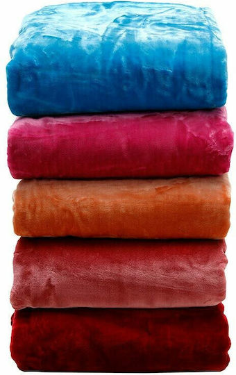 Sunshine Velour Super-Queen 220x240cm Rosa