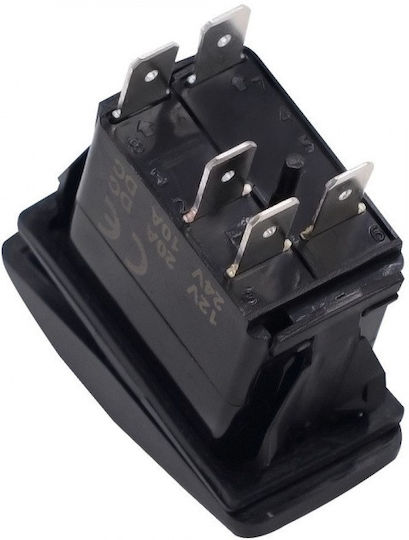 Warnblinkschalter Auto 12V-24V 5pin Schwarz