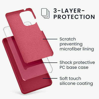 KWmobile Rubber Silicone Back Cover Sweet Cherry (Galaxy A53)