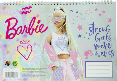 Gim Drawing Pad Barbie A4 21x29.7cm 30 Sheets