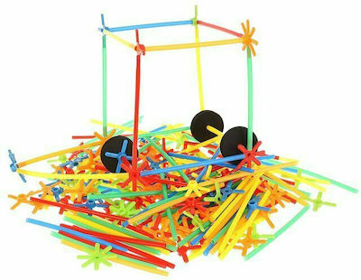 Plastic Construction Toy Εύκαμπτα Καλαμάκια