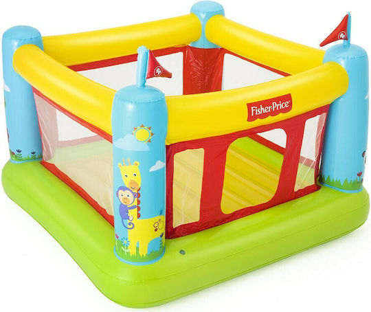 Fisher Price Inflatable Bouncetastic Castle with Trampoline for 3+ Years