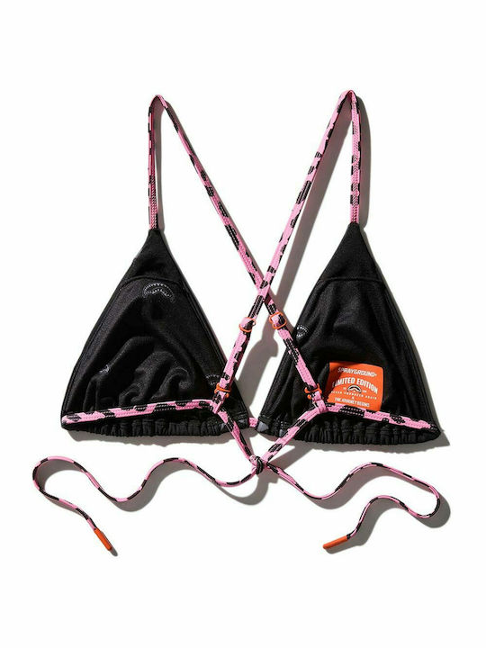 Sprayground Triangle Bikini Top Black