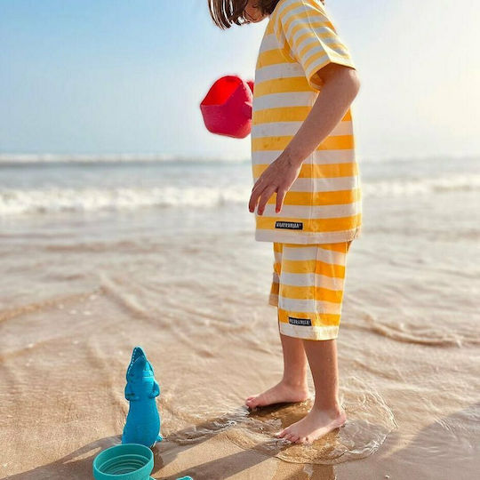 Scrunch Silicone Beach Bucket Green