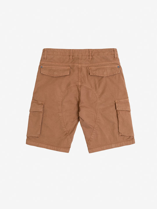 Bermuda cargo shorts men's Gianni Lupo (ORLANDO-TOBACCO)