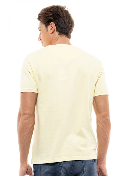 Biston Herren T-Shirt Kurzarm Gelb