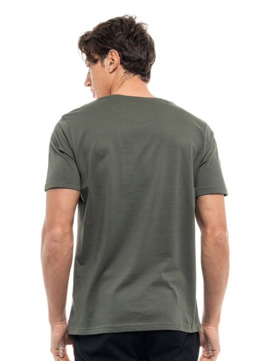 Splendid Men's Short Sleeve T-shirt Khaki